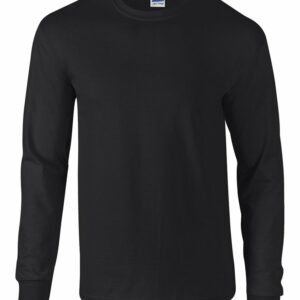 Ultra Cotton™ adult long sleeve t-shirt - Black, S