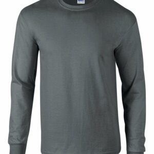 Ultra Cotton™ adult long sleeve t-shirt - Charcoal, S