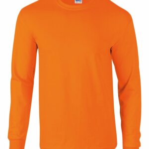 Ultra Cotton™ adult long sleeve t-shirt - Safety Orange*†, S