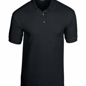 DryBlend® Jersey knit polo - Black, S
