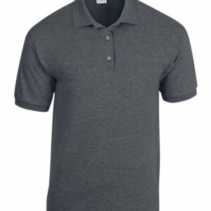 DryBlend® Jersey knit polo - Dark Heather, S