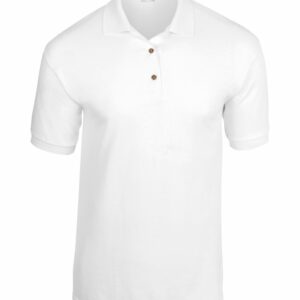 DryBlend® Jersey knit polo - White, S