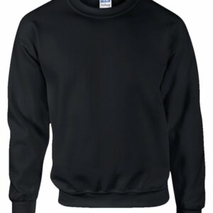 DryBlend® adult crew neck sweatshirt - Black, S