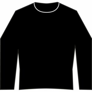 Softstyle™ midweight fleece adult crew neck - Black, S