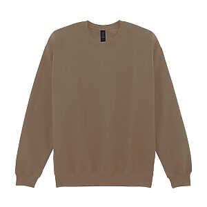 Softstyle™ midweight fleece adult crew neck - Brown Savana, S