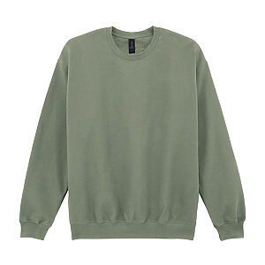 Softstyle™ midweight fleece adult crew neck - Sage, S