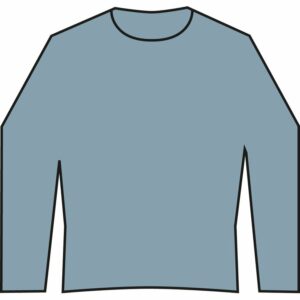 Softstyle™ midweight fleece adult crew neck - Stone Blue, S