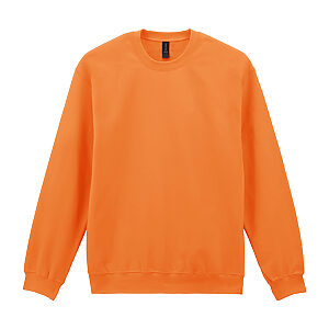 Softstyle™ midweight fleece adult crew neck - Tangerine, S