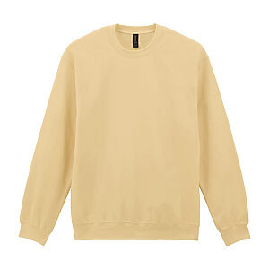 Softstyle™ midweight fleece adult crew neck - Yellow Haze, S