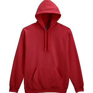 Softstyle™ midweight fleece adult hoodie - Cardinal Red, S