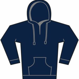 Softstyle™ midweight fleece adult hoodie - Navy, S