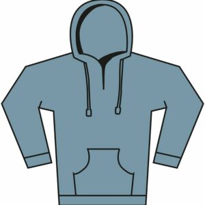 Softstyle™ midweight fleece adult hoodie - Stone Blue, S