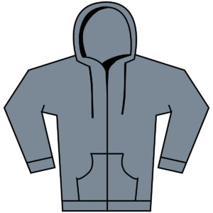 Softstyle™ midweight fleece adult full-zip hooded sweatshirt - Stone Blue, S