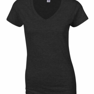 Softstyle™ women's v-neck t-shirt - Black, S