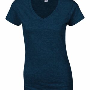 Softstyle™ women's v-neck t-shirt - Navy, S