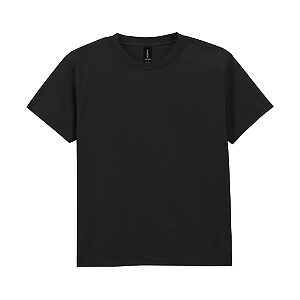 Light cotton youth t-shirt - Black, XS