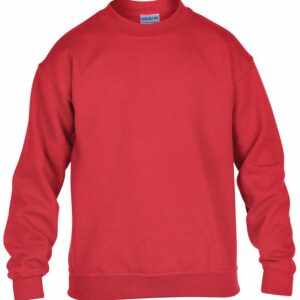 Heavy Blend™ youth crew neck sweatshirt - Red, XS