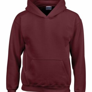 Heavy Blend™ youth hooded sweatshirt - Maroon, XS