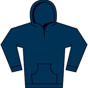 Softstyle™ midweight fleece youth hoodie - Navy, XS