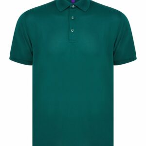 Recycled polyester polo shirt - Bottle* Green, XS