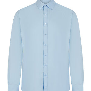 Long sleeve ‘cotton-feel’ Coolplus® shirt - Light Blue, XS