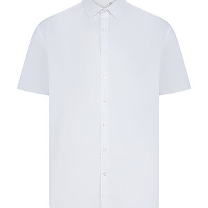 Short sleeve ‘cotton-feel’ Coolplus® shirt - White, XS