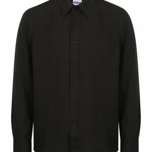 Wicking antibacterial long sleeve shirt - Black, S