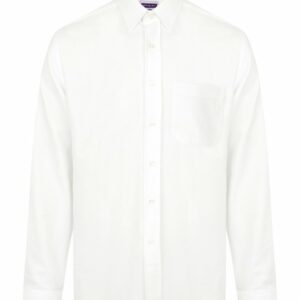 Wicking antibacterial long sleeve shirt - White, S