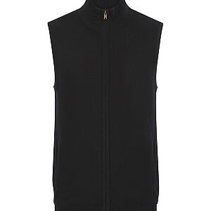 Sleeveless zip-through jumper - Black, XS