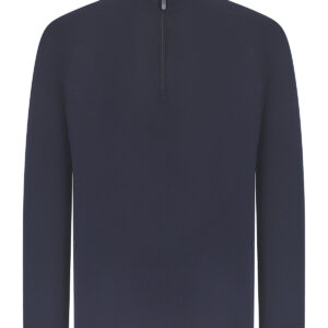 ¼ zip top with wicking finish - Navy, XS