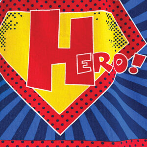 Kids microfibre changing robe - Super Hero, 3+ Years