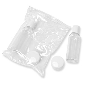Travel bottle kit - Clear, One size