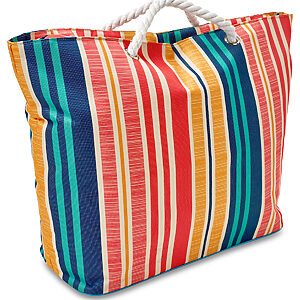 Beach cool bag - Textured Stripe, One size