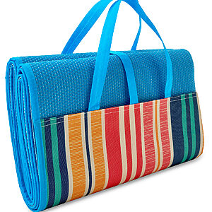 Beach mat - Textured Stripe, One size