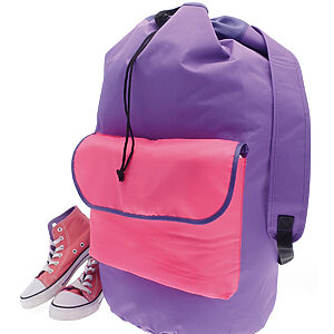 Laundry backpack - Purple, One size