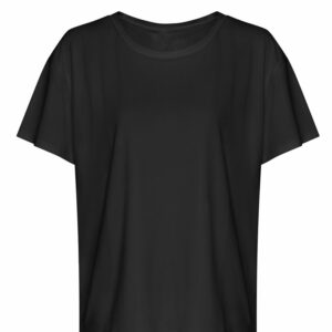 Women’s open back T - Jet Black, XS