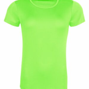 Women's recycled cool T - Electric Green, XS