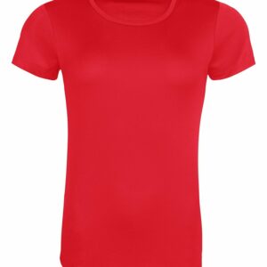 Women's recycled cool T - Fire Red, XS