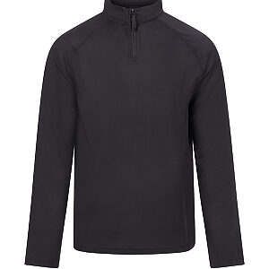Lightweight active 1/4-zip - Jet Black, XS