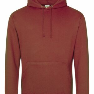 Jh001 Redrust Ft College hoodie – Red Rust Red, 2XL
