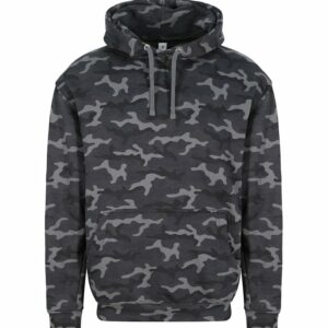 Camo hoodie - Black Camo, XS