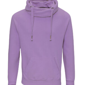 Cross neck hoodie - Digital Lavender, XS