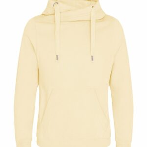 Cross neck hoodie - Vanilla Milkshake, XS