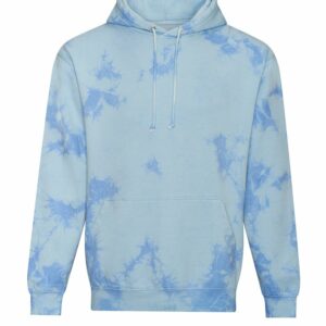 Tie dye hoodie - Blue Cloud, XS