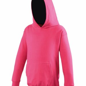 Kids varsity hoodie - Hot Pink/French Navy, 3/4 Yrs
