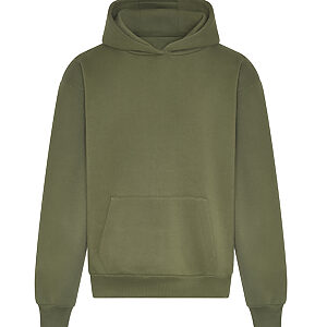 Signature heavyweight hoodie - Earthy Green, XS