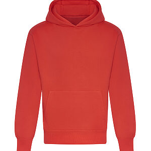 Signature heavyweight hoodie - Soft Red, XS