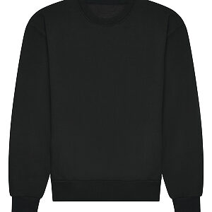 Heavyweight signature sweatshirt - Deep Black, XS