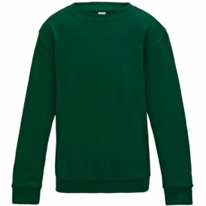 Kids AWDis sweatshirt - Bottle* Green, 3/4 Yrs