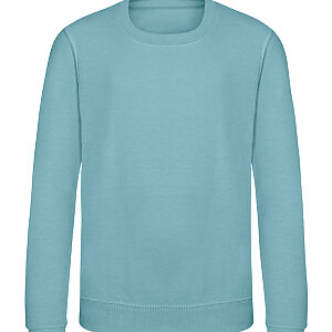 Kids AWDis sweatshirt - Seafoam, 3/4 Yrs